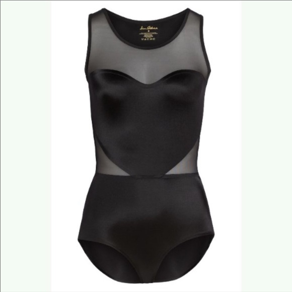 Sam Edelman Black Bonded Bodysuit Size Small - Picture 2 of 4
